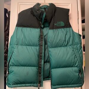 The North Face 1996 Retro Green Puffer Vest Size XL